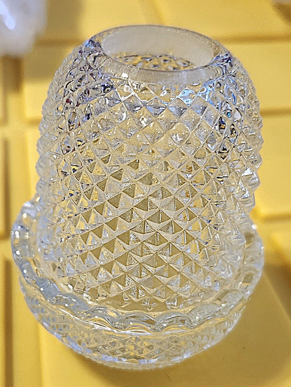 Mosser Clear Diamond Cut Fairy Lamp